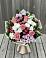 Букет цветов из: Альстромерии, Гвоздики, Розы и Хризантемы в Черемисиново