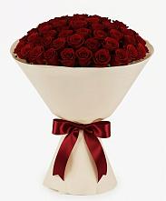 Букет 101 Бордовая роза Блэк Бакарра в Черемисиново