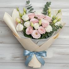 Букет цветов из:  Лизиантусы в Черемисиново