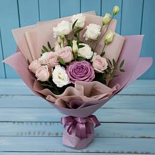 Букет цветов из:  Розы и Лизиантусы в Черемисиново