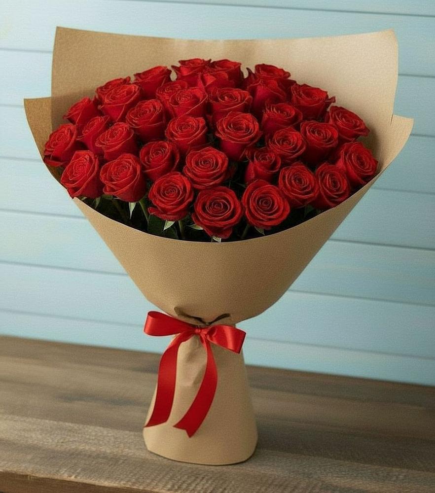 Букет Красные розы Милано в Черемисиново
