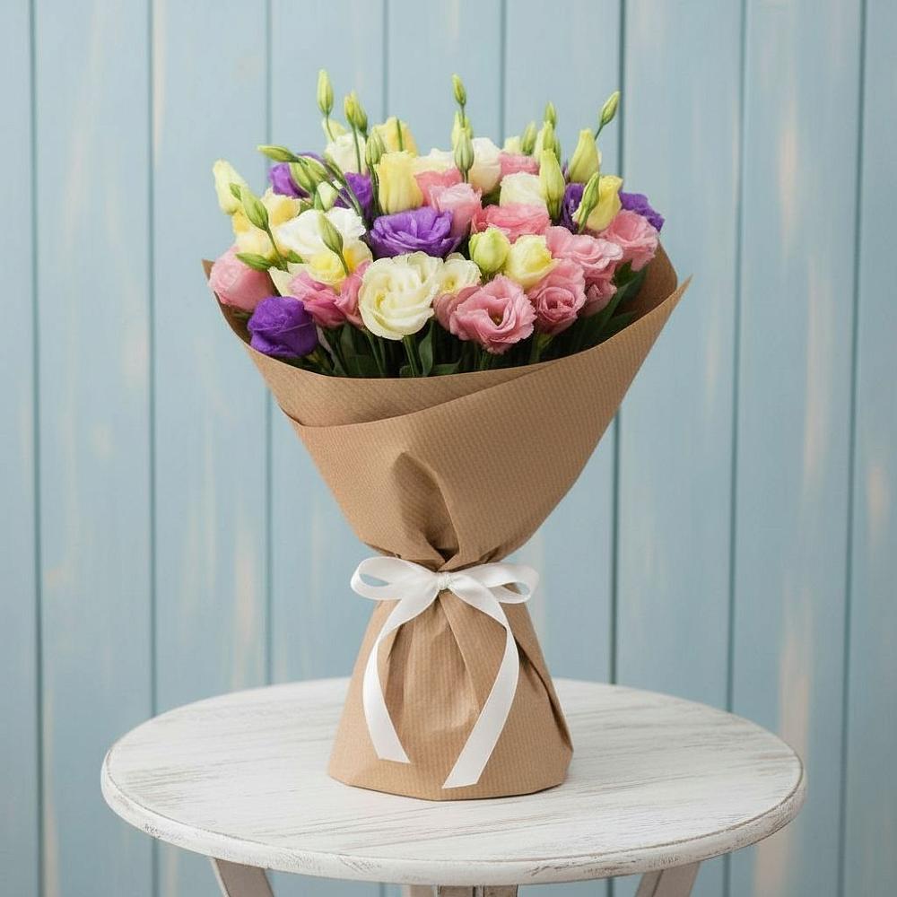 Букет цветов из: Лизиантусы в Черемисиново