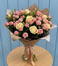 Букет цветов из:  Розы #REPLACE_PRED# Черемисиново
