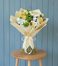 Букет цветов из:  Хризантемы и Розы в Черемисиново